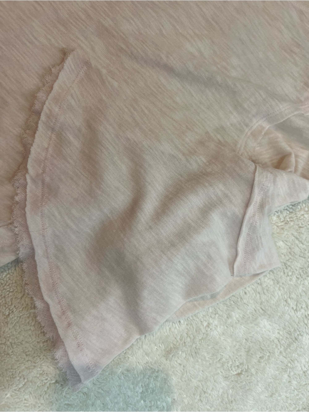 Free People White Long-Sleeve Crewneck Top with Flared Cuffs - Picture 7 of 9